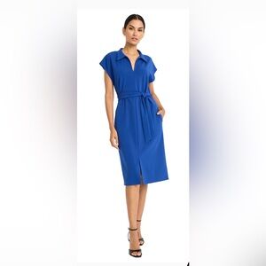 Elegant Blue Women's Dress